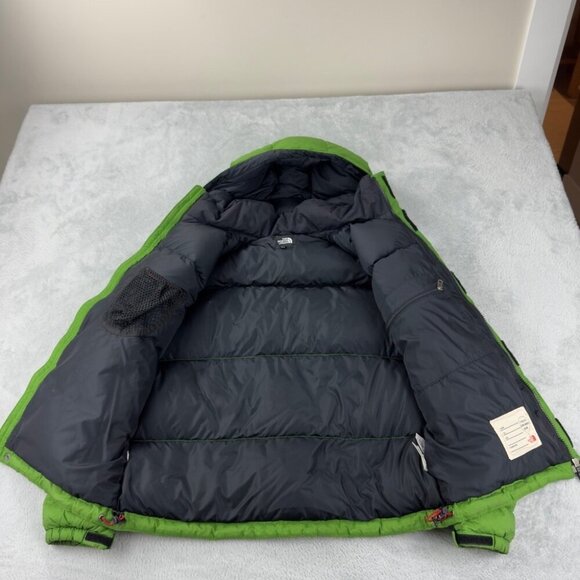 The North Face Youth Size 12-14 700 Fill Green Goose Down Puffer Jacket - Picture 4 of 14